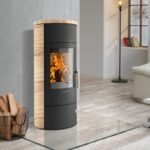 Oranier Polar W+ 2.0 Kaminofen Stahl Schwarz / Sandstein – Bild 2
