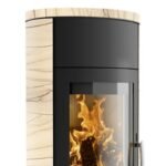 Oranier Polar W+ 2.0 Kaminofen Stahl Schwarz / Sandstein – Bild 3
