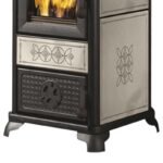 EK63 Decor Evo Kaminofen Keramik taubengrau – Bild 4