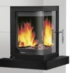 Oranier Club Kaminbausatz Stahl Schwarz mit Sims Beton Schiefer – Bild 3