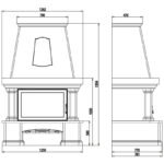 Haas+Sohn Genf III Kaminbausatz Ruivina – Bild 3