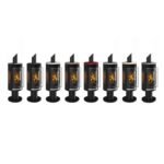Oranier Rota Twist Kaminofen Stahl Schwarz / Topplatte Keramik Grappa – Bild 8
